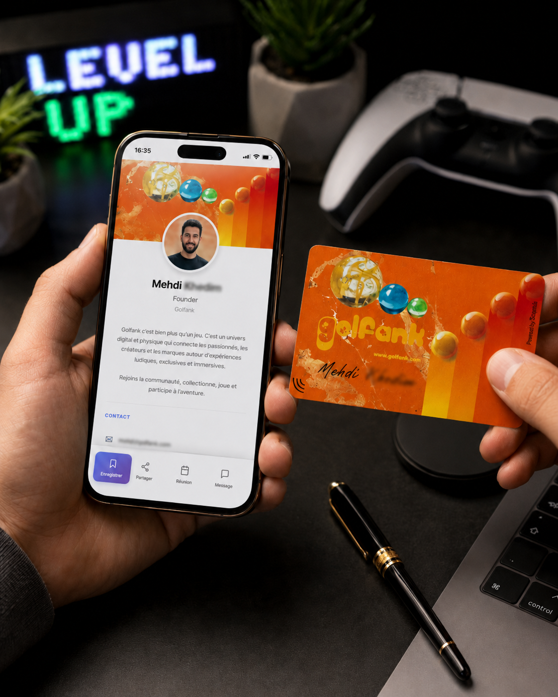 Snapit - Carte de visite NFC Luxembourg